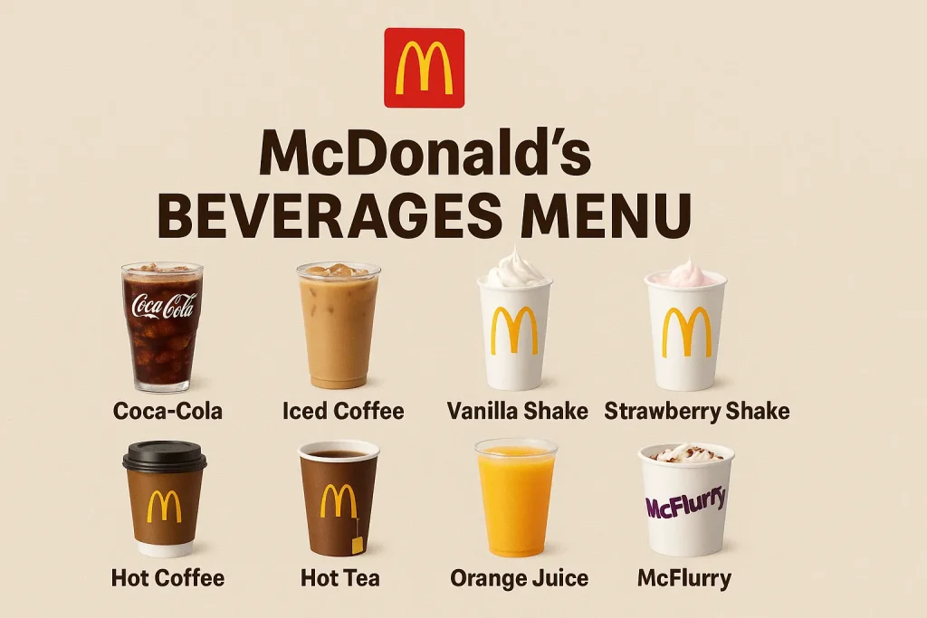 McDonald’s Beverages Menu Price SA