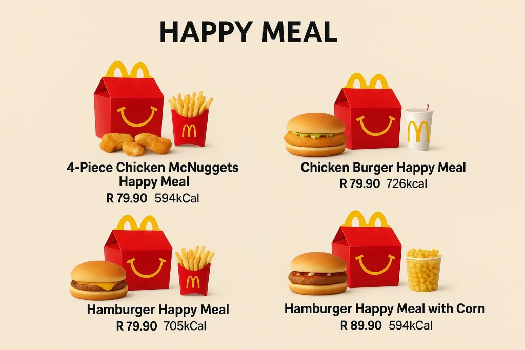 McDonald's Happy Meal Menu Price